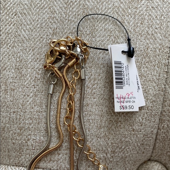 NWT Chicos Gold and Silver Pendant Necklaces - Picture 2 of 4